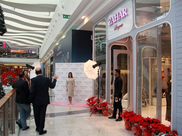 Opening of Zahar Lingerie 